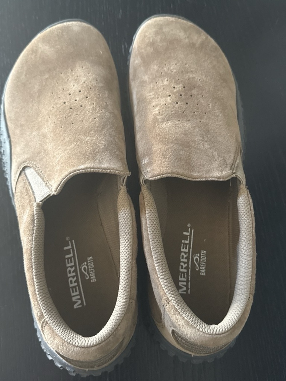 Men’s Merrell Slip-On Suede Quantum Grip Shoes